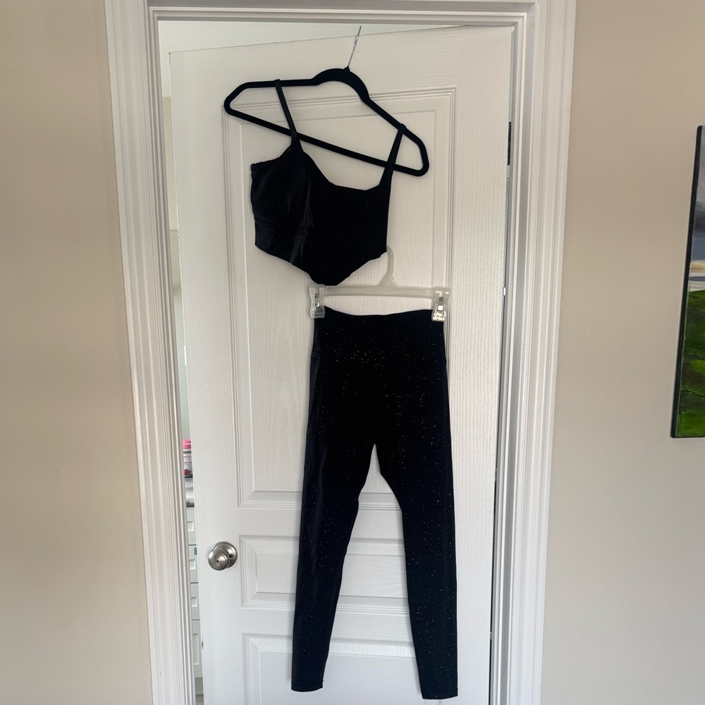 Born Primitive Black Sparkle Leggings and Matching Sports Bra - Women's - Picture 6 of 6